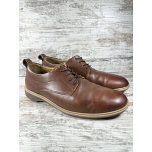 Men's Amberjack The Original Brown Leather Oxfords Sz 10.5M